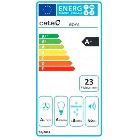 Odsavač par Cata GOYA A+ Nerez Černé sklo 900 Odsavač par Cata GOYA A+ Nerez Černé sklo 900