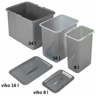 Víko koše Sinks EK9029, 8 l, typ A