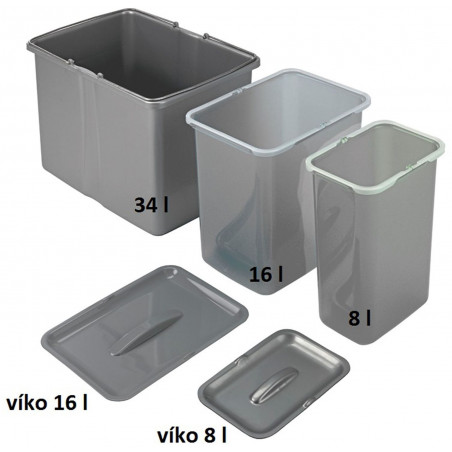 Víko koše Sinks EK9030, 16 l, typ A