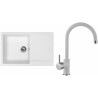Set Sinks (dřez Amanda 780 Milk 28 + baterie Vitalia Milk 28)