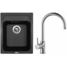 Set Sinks (dřez Classic 400 Granblack 30 + baterie Vitalia Chrom)
