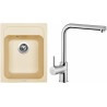 Set Sinks (dřez Classic 400 Sahara 50 + baterie Elka Chrom)