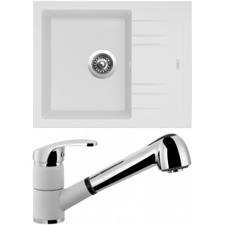 Set Sinks (dřez Linea 600 Milk 28 + baterie Legenda S Milk 28)