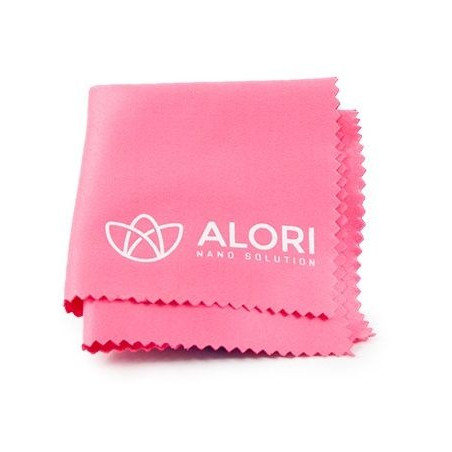 Hadřík z mikrovlákna Alori, 14x14 cm růžová