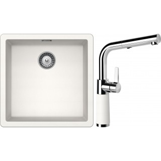 Set Schock S12-7 (dřez Greenwich N-100 Polaris + baterie SC-540.120 Polaris)