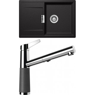 Set Schock S7-5 (dřez Mono D-100 Stone + baterie SC-510.120 Stone)