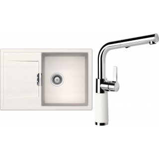 Set Schock S7-7 (dřez Mono D-100 Polaris + baterie SC-540.120 Polaris)