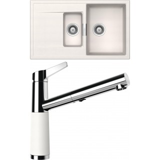 Set Schock S8-5 (dřez Mono D-150 Polaris + baterie SC-510.120 Polaris)