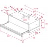Výsuvný odsavač par Teka CNL 6415 BK Černá Výsuvný odsavač par Teka CNL 6415 BK Černá