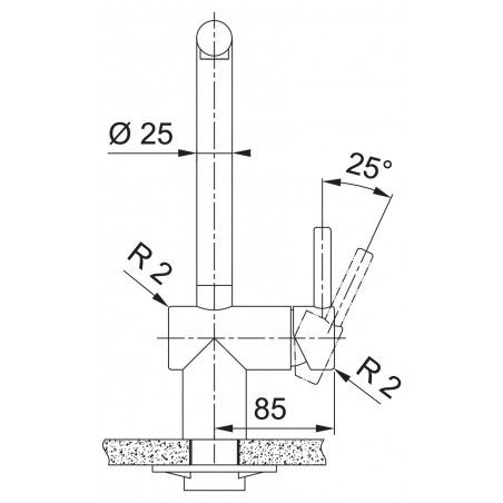 Kuchyňská baterie Franke FC 3791.502 ATLAS NEO Celonerez černá, PVD