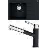 Set Franke G219 (dřez CNG 611-78 TL/2 Onyx + baterie FC 3055.071 ORBIT Chrom/Onyx)