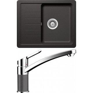 Set Schock S1-3 (dřez Toledo D-100XS Stone + baterie SC-90 Stone)