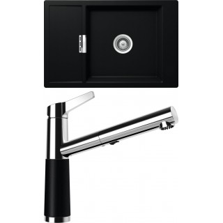 Set Schock S5-5 (dřez Mono D-100XS Puro + baterie SC-510.120 Puro)