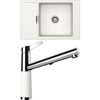 Set Schock S5-5 (dřez Mono D-100XS Polaris + baterie SC-510.120 Polaris)