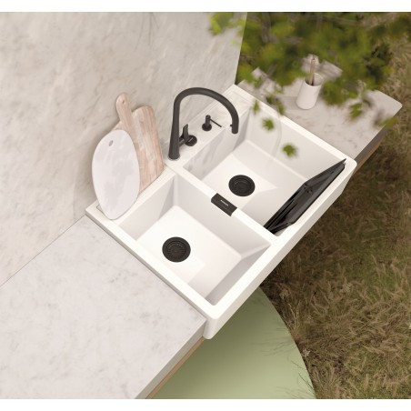 Kuchyňský dřez Schock Kallio M-175 Night, horní montáž