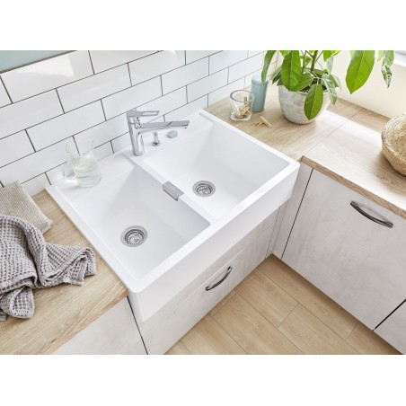 Kuchyňský dřez Schock Kallio M-175 Night, horní montáž