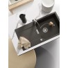Kuchyňský dřez Schock Manhattan D-100L Onyx, spodní montáž