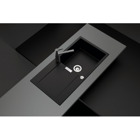 Kuchyňský dřez Schock Manhattan D-100L Onyx, spodní montáž