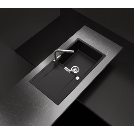 Kuchyňský dřez Schock Mono D-100L Night, horní montáž