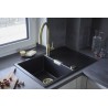 Kuchyňský dřez Schock Mono D-100S Night, horní montáž