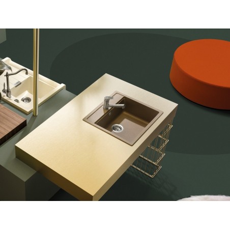 Kuchyňský dřez Schock Nemo N-100 Asphalt, horní montáž