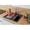 Kuchyňský dřez Schock Nemo N-100 Asphalt, horní montáž