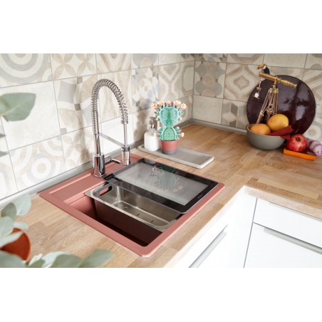 Kuchyňský dřez Schock Nemo N-100S Nero, spodní montáž