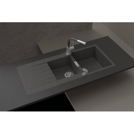 Kuchyňský dřez Schock Signus D-200 Bronze, spodní montáž