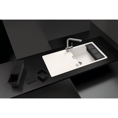 Kuchyňský dřez Schock Tia D-100L Magnolia, horní montáž