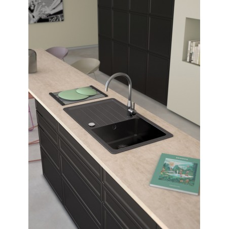 Kuchyňský dřez Schock Toledo D-100 Bronze, spodní montáž