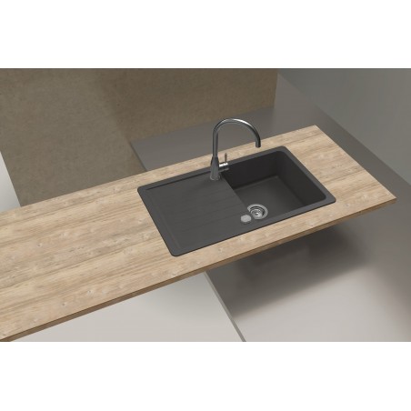 Kuchyňský dřez Schock Toledo D-100 Magma, horní montáž