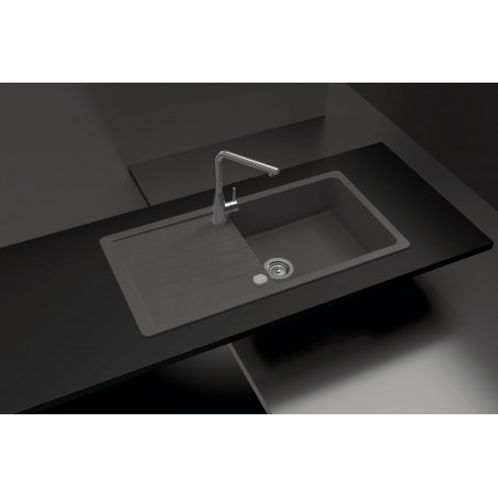 Kuchyňský dřez Schock Toledo D-100L Bronze, spodní montáž