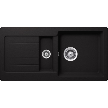 Kuchyňský dřez Schock Typos D-150S Nero, horní montáž
