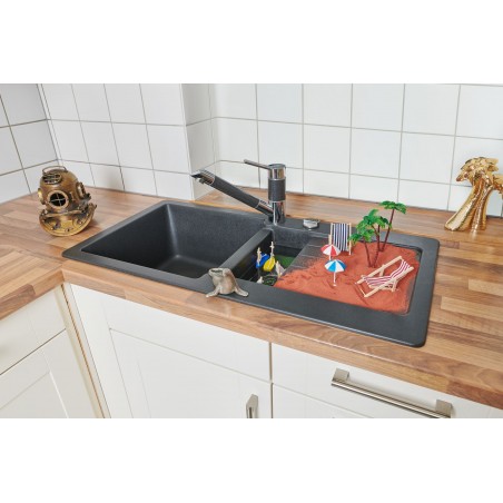 Kuchyňský dřez Schock Typos D-150S Onyx, spodní montáž