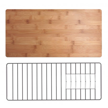 Kuchyňský dřez Schock Mono D-100XS Magnolia + krájecí deska a mřížka, horní montáž