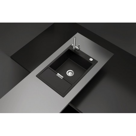 Kuchyňský dřez Schock Mono D-100XS Magnolia + krájecí deska a mřížka, spodní montáž