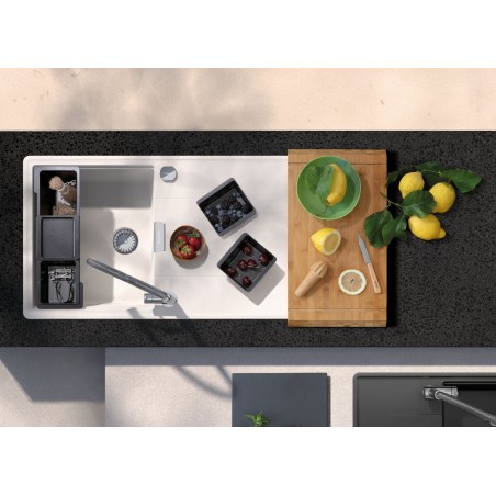 Kuchyňský dřez Schock Tia D-100 Puro + sada misek, horní montáž