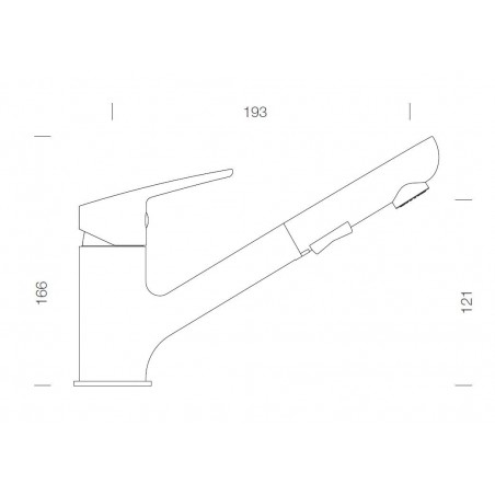 Kuchyňská baterie Schock Daja.120 Onyx