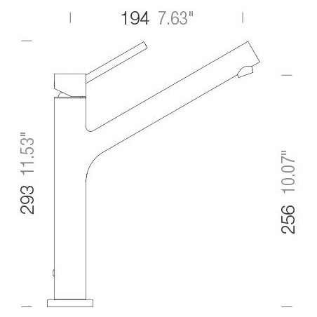 Kuchyňská baterie Schock Dion Gunmetal