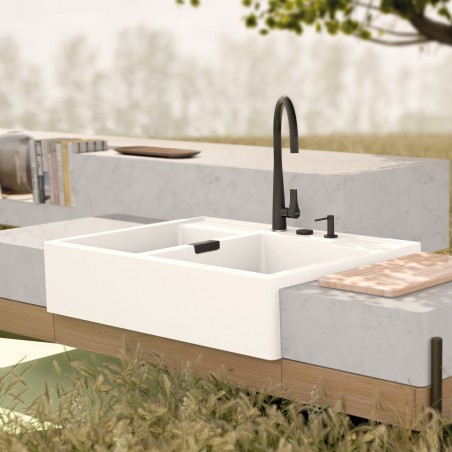 Kuchyňská baterie Schock Gota Bílá