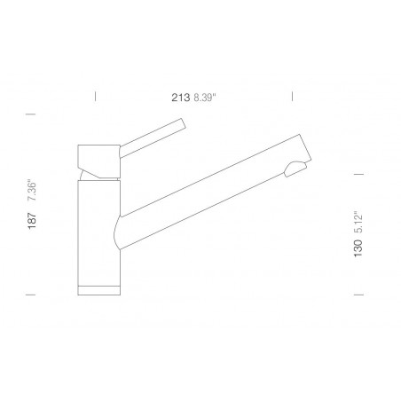 Kuchyňská baterie Schock Altos S Nerez