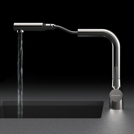 Kuchyňská baterie Schock Laios.120 Nerez