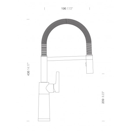 Kuchyňská baterie Schock SC-550 Bronze