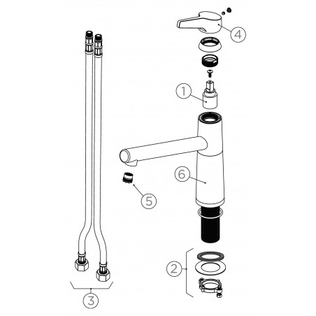 Kuchyňská baterie Schock SC-510 Onyx