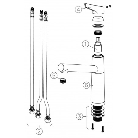 Kuchyňská baterie Schock SC-510 NT Polaris, beztlaková