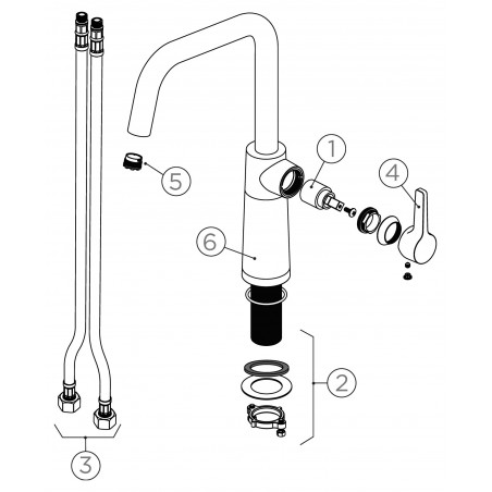 Kuchyňská baterie Schock SC-530 Magma