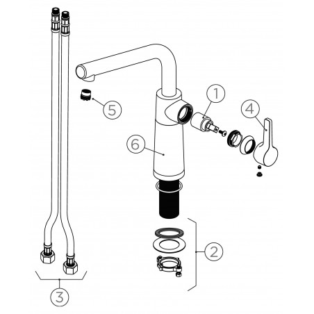 Kuchyňská baterie Schock SC-540 Magma