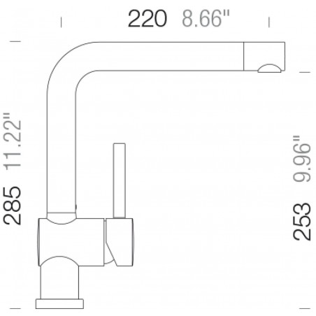 Kuchyňská baterie Schock Piega Puro
