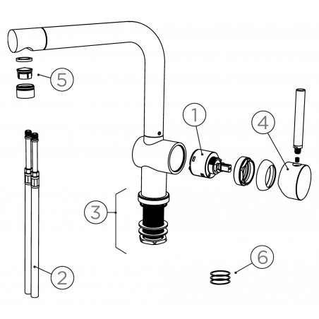 Kuchyňská baterie Schock Piega Puro