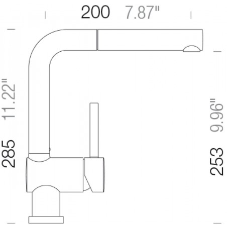 Kuchyňská baterie Schock Piega.120 Bronze